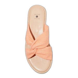 Womens Sandals Coral Orange Shade comfortable casual Shore size 8.